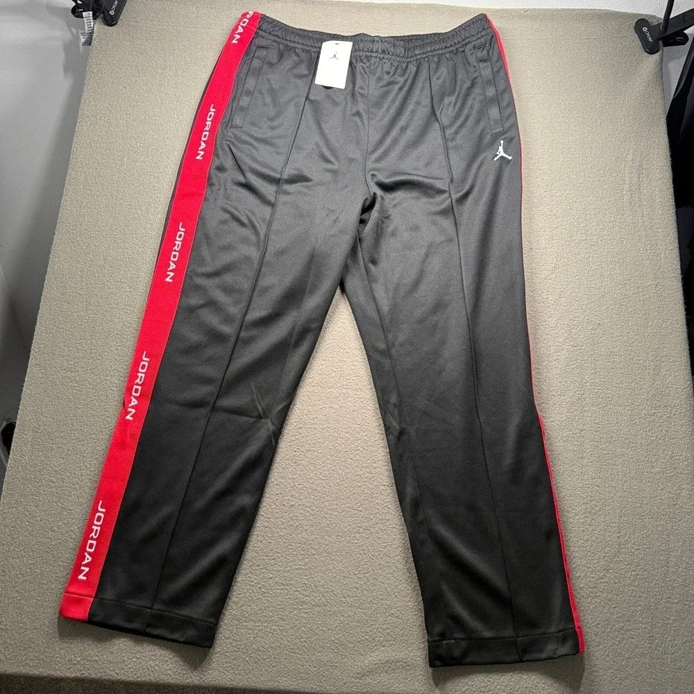 Jordan Track Pants Mens Size 3XL Black Red Athletic HF9341-011